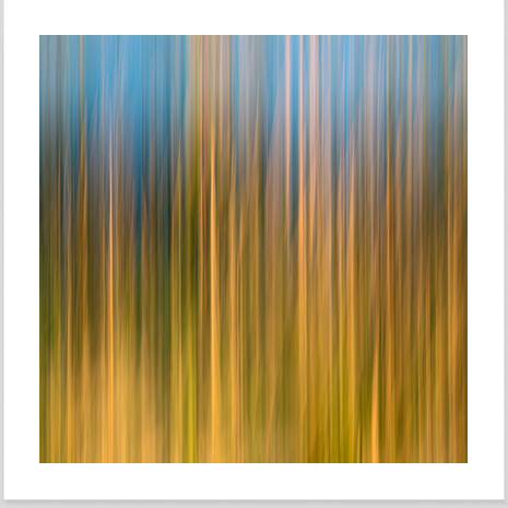 A fine art abstract landscape photograph titled Apart